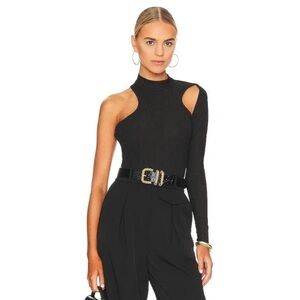 h:ours Camille Top in Black XS